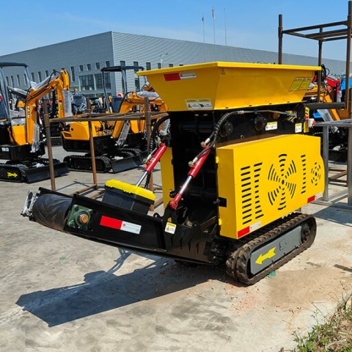 Mining Machine jaw Crusher in action during a construction project