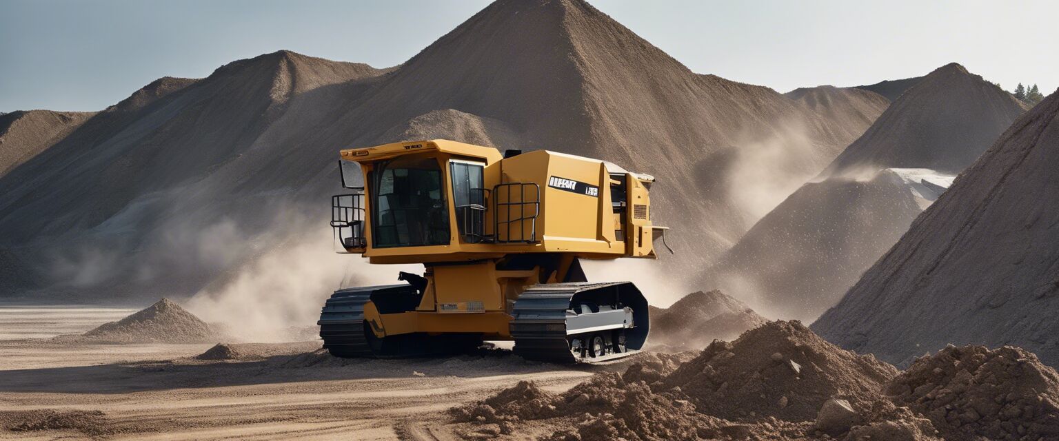 Impact crusher in action